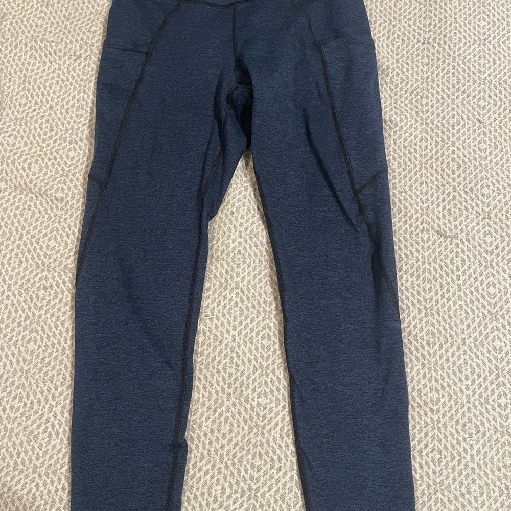 FLEO Blue Athletic Leggings